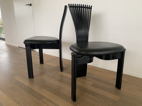 Image 1 of 2x Totem dining chairs by Torstein Nilsen for Westnofa