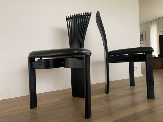 Image 1 of 2x Totem dining chairs by Torstein Nilsen for Westnofa