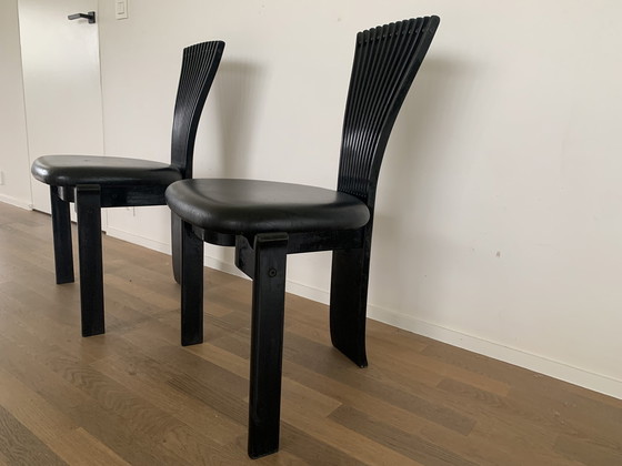 Image 1 of 2x Totem dining chairs by Torstein Nilsen for Westnofa