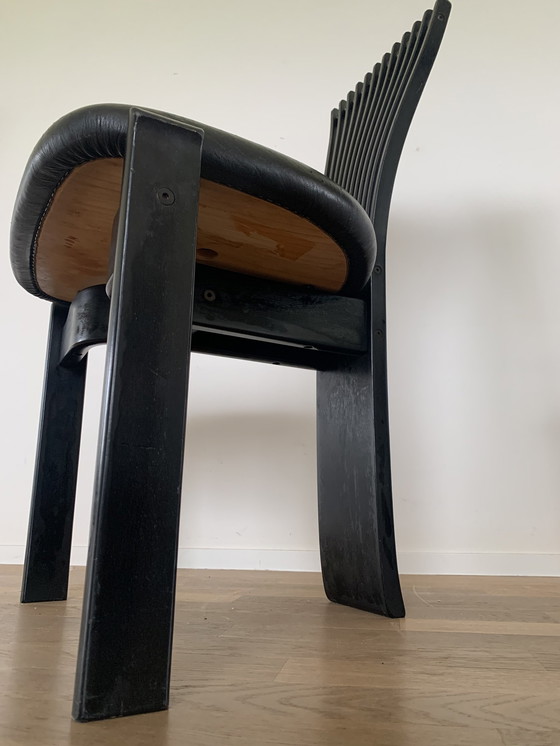 Image 1 of 2x Totem dining chairs by Torstein Nilsen for Westnofa