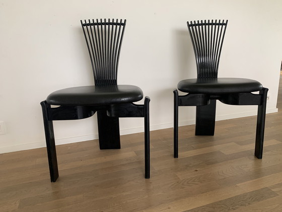 Image 1 of 2x Totem dining chairs by Torstein Nilsen for Westnofa