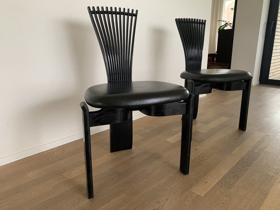 Image 1 of 2x Totem dining chairs by Torstein Nilsen for Westnofa