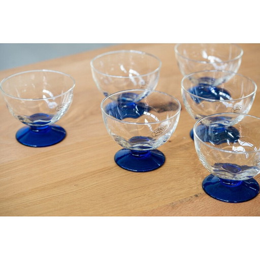 Set of 7 vintage dessert cups for Le Vecchie Fornaci dell'Arno, Italy 1990