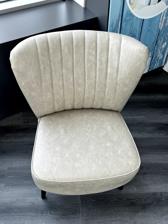 Image 1 of Lounge chair beige retro look