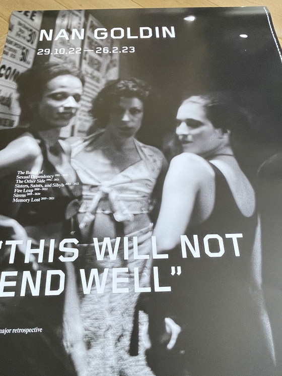 Image 1 of Nan Goldin, This Will Not End Well, Exibition Poster, Copyright Nan Goldin