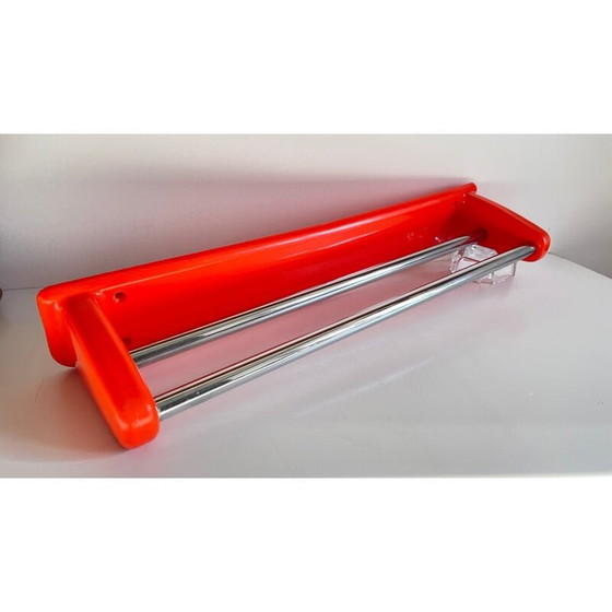 Image 1 of Vintage orange towel rack by Syla, 1970