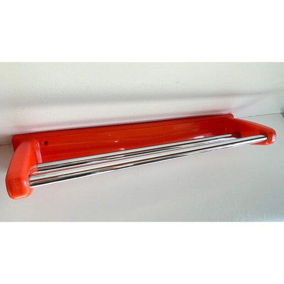 Image 1 of Vintage orange towel rack by Syla, 1970