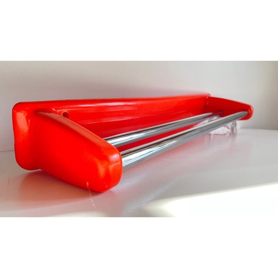 Image 1 of Vintage orange towel rack by Syla, 1970