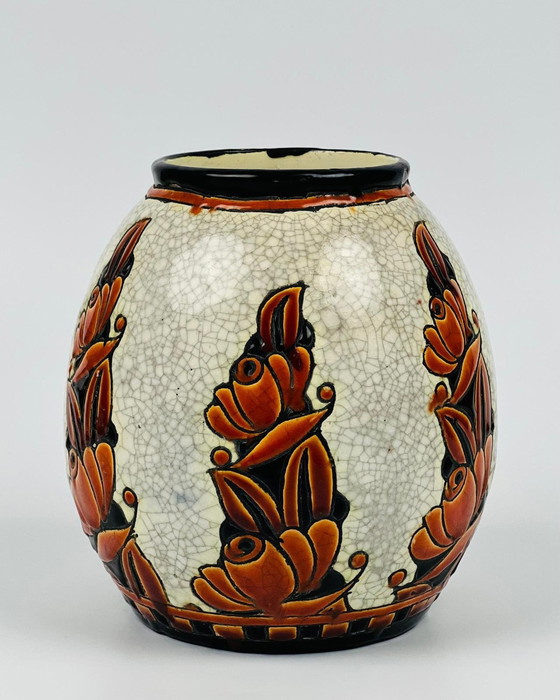 Image 1 of Boch Frères, Charles Catteau, Vase, Ceramics, 1920-1930 Belgium