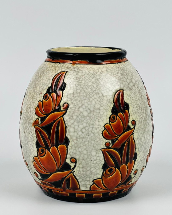 Image 1 of Boch Frères, Charles Catteau, Vase, Ceramics, 1920-1930 Belgium