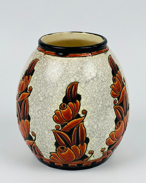 Image 1 of Boch Frères, Charles Catteau, Vase, Ceramics, 1920-1930 Belgium