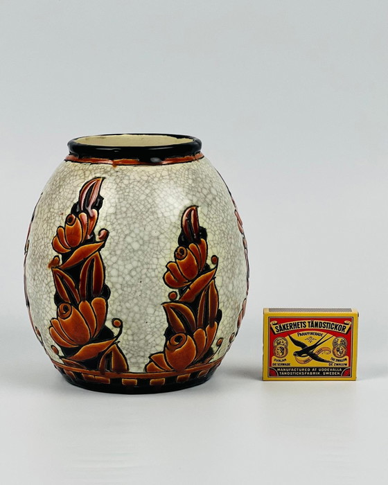 Image 1 of Boch Frères, Charles Catteau, Vase, Ceramics, 1920-1930 Belgium