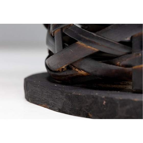 Image 1 of Vintage rattan floor lamp, France 1980