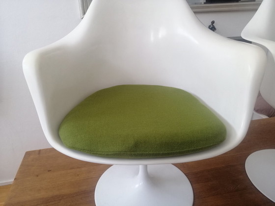 Image 1 of 2x Vintage Tulip armchair by Eero Saarinen for Knoll International, 1970