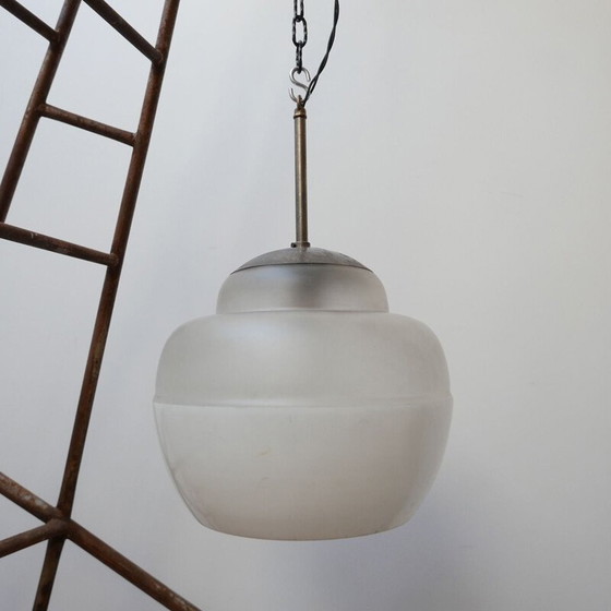 Image 1 of Unusual vintage pendant lamp in 2 tones, Germany 1930