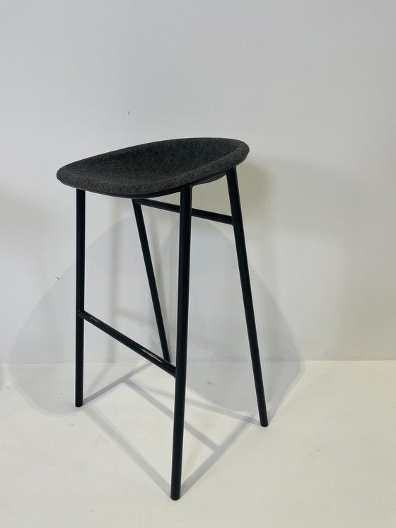 Image 1 of 3x De Vorm LJ 3 PET Felt Bar Stool