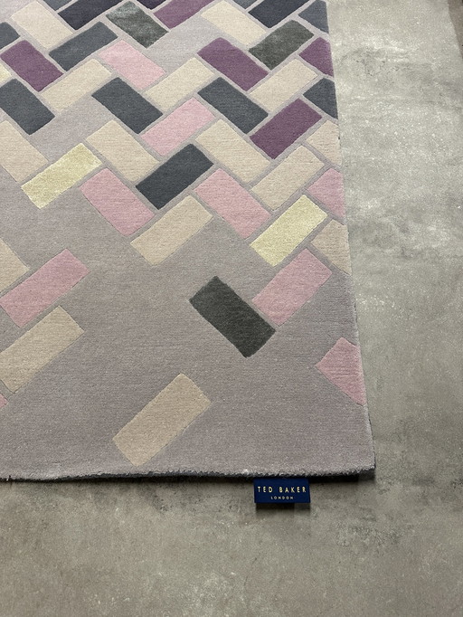 Wool rug B&C Ted Baker Agave Ash Gre 170 x 240 cm