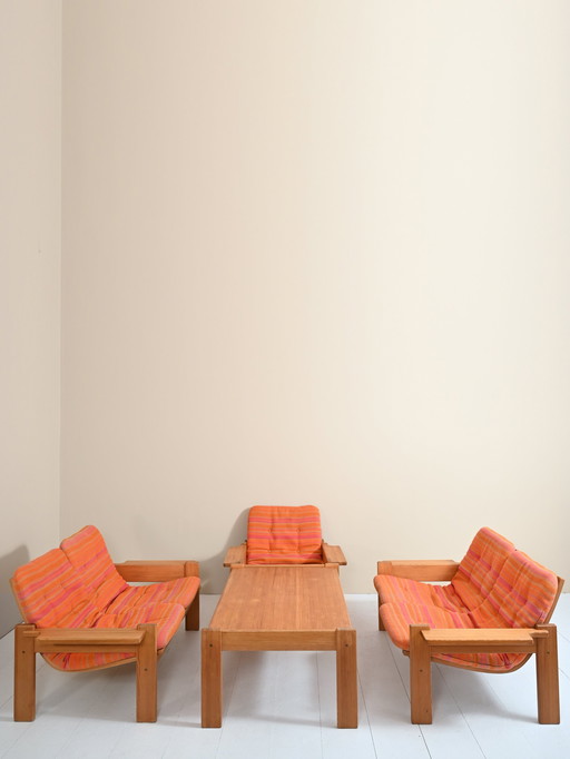 Swedish 1970s Vintage Sofa by Yngve Ekström