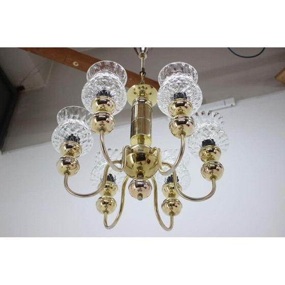 Image 1 of Vintage chandelier by Kamenický Šenov, Czechoslovakia 1950
