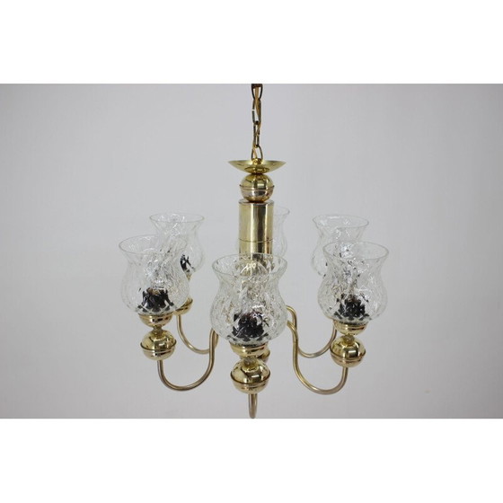 Image 1 of Vintage chandelier by Kamenický Šenov, Czechoslovakia 1950