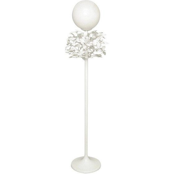 Image 1 of Enamel tree leaf floor lamp - 1960s