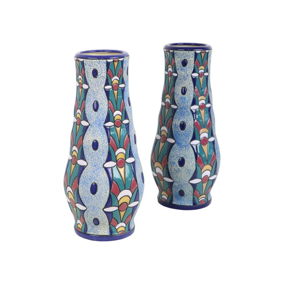 Image 1 of Amphora Vases Art Deco