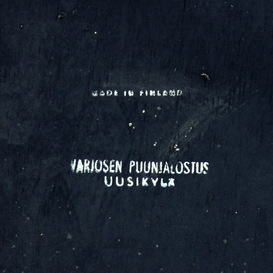 Image 1 of Vintage beechwood rocking chair by Varjosen Puunjalostus, Finland 1960s