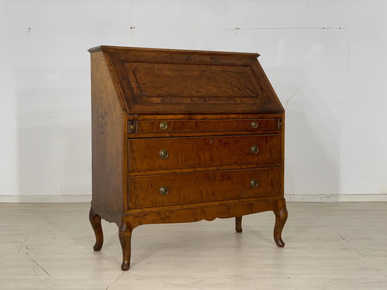 Image 1 of Antique secretary writing desk chest of drawers around 1900