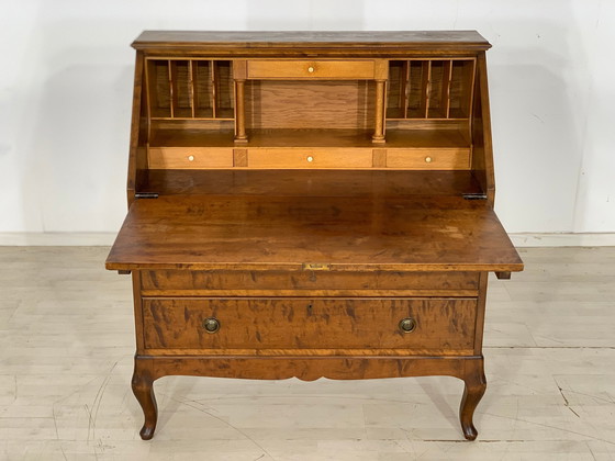 Image 1 of Antique secretary writing desk chest of drawers around 1900