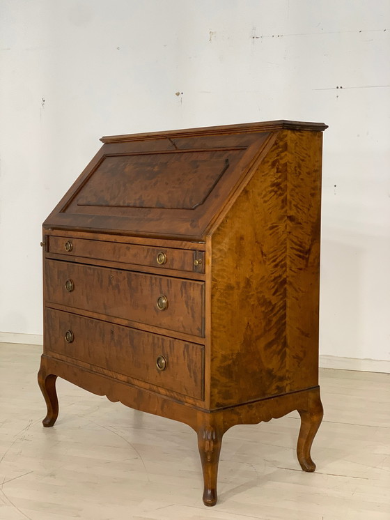 Image 1 of Antique secretary writing desk chest of drawers around 1900