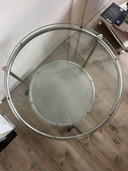 Carrello in vetro vintage