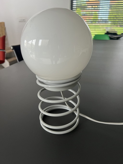 Vintage spiral lamp, 1980s