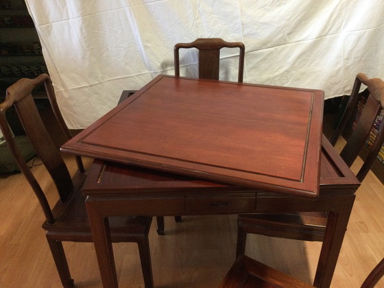 Image 1 of 1X Table And 4 Chairs