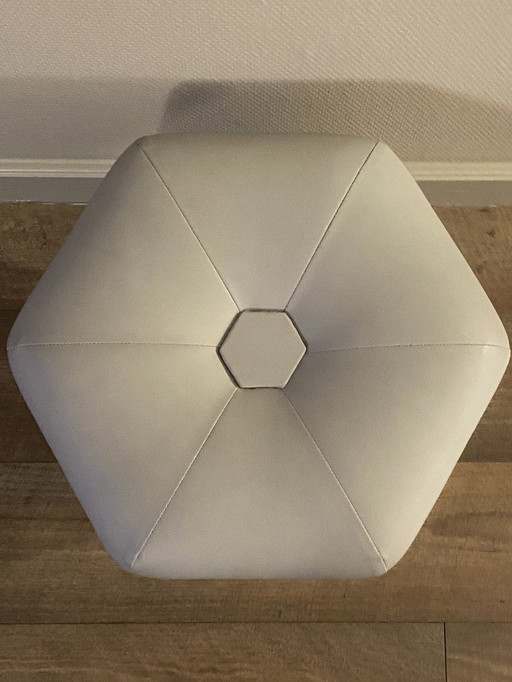 Vintage Stokking Pouf Clemens Claessen Mouse Gray