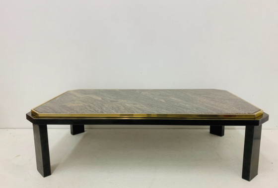 Image 1 of Mid century design marble coffee table by Fedam Belgium 1980’s