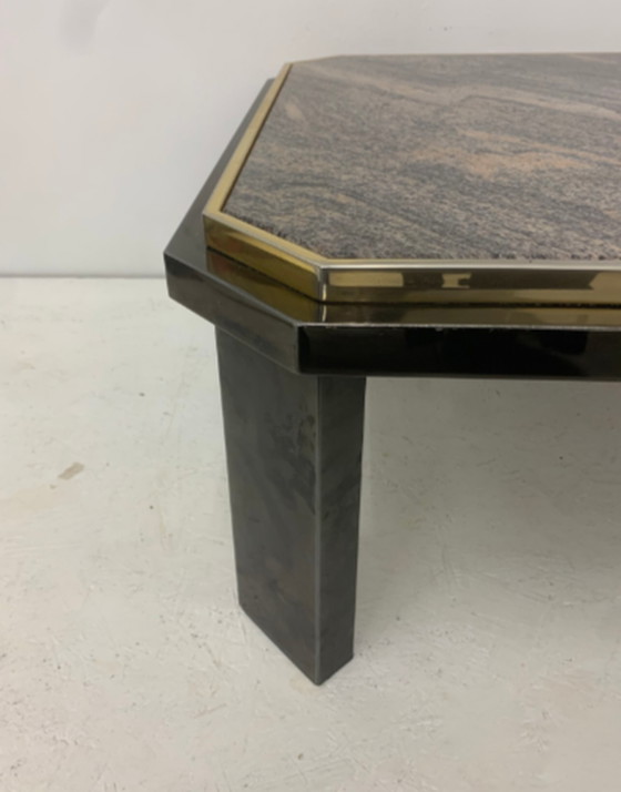 Image 1 of Mid century design marble coffee table by Fedam Belgium 1980’s