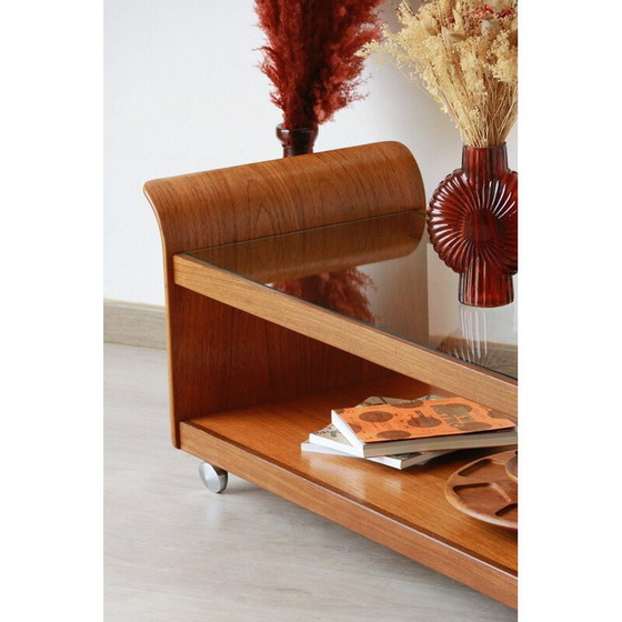 Image 1 of Tulip" vintage coffee table in bent plywood for G-Plan, UK 1970