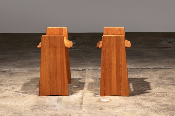 Image 1 of Gilbert Marklund Wood Stools Jonte