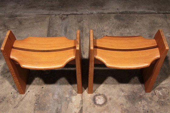 Image 1 of Gilbert Marklund Wood Stools Jonte