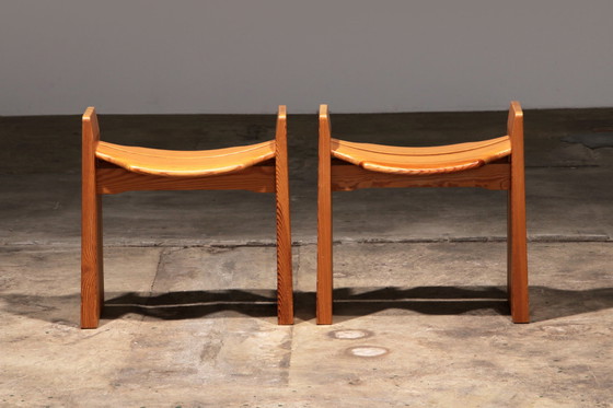 Image 1 of Gilbert Marklund Wood Stools Jonte