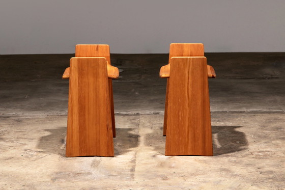 Image 1 of Gilbert Marklund Wood Stools Jonte