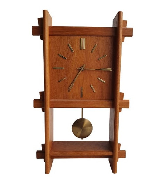 Image 1 of Danish teak clock