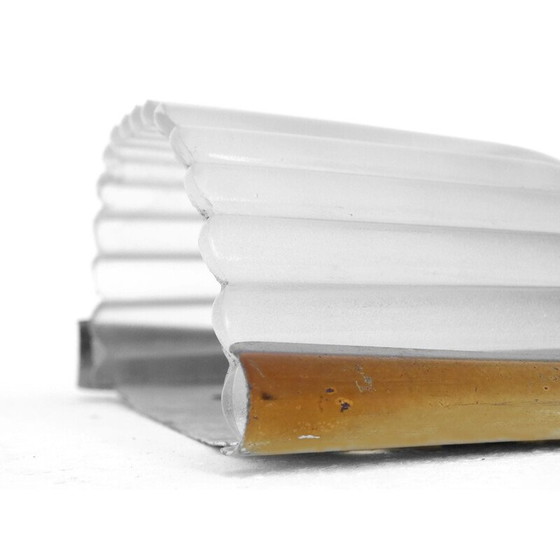 Image 1 of Vintage glass and brass wall lamp by seguso, 1930