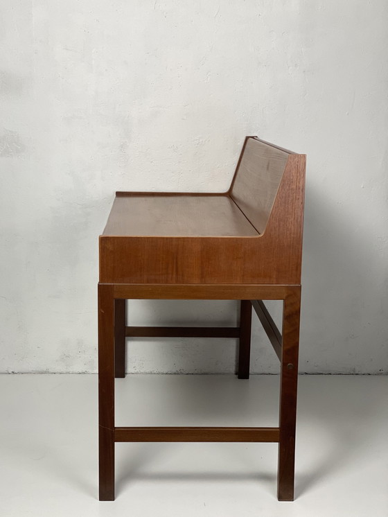 Image 1 of Scandinavian Teak Extensible System Desk, 1960.