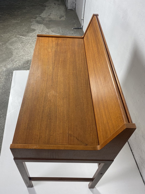 Image 1 of Scandinavian Teak Extensible System Desk, 1960.