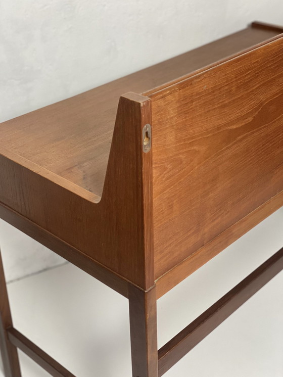 Image 1 of Scandinavian Teak Extensible System Desk, 1960.