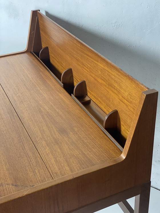 Image 1 of Scandinavian Teak Extensible System Desk, 1960.