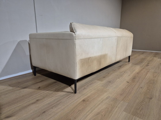 Image 1 of Pode Fold - Divano 2,5 posti - Crema - Marrone - Pelle - Design