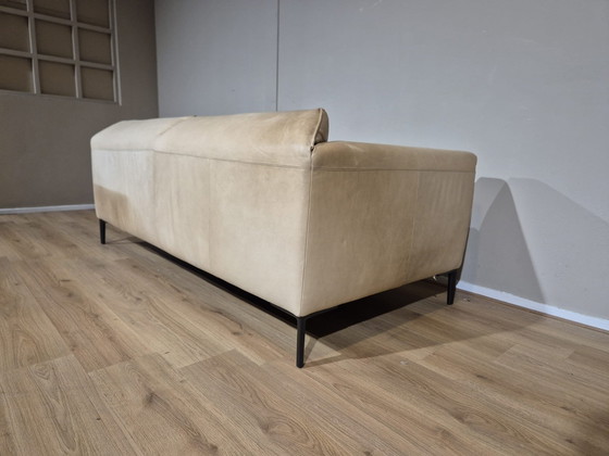 Image 1 of Pode Fold - Divano 2,5 posti - Crema - Marrone - Pelle - Design