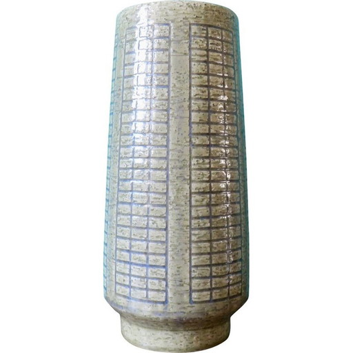 Vintage stoneware vase, Denmark 1965